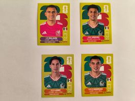W Cup 2026 Mexique N° 2, 4, 8, 9