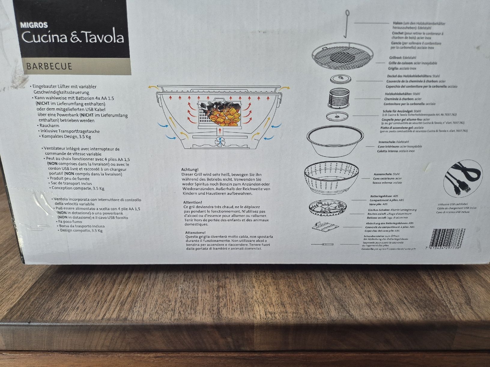 Grills: Elektrischer Holz Kohler Grill – Neu und originalverpackt aus Steffisburg von Mallekobold 2