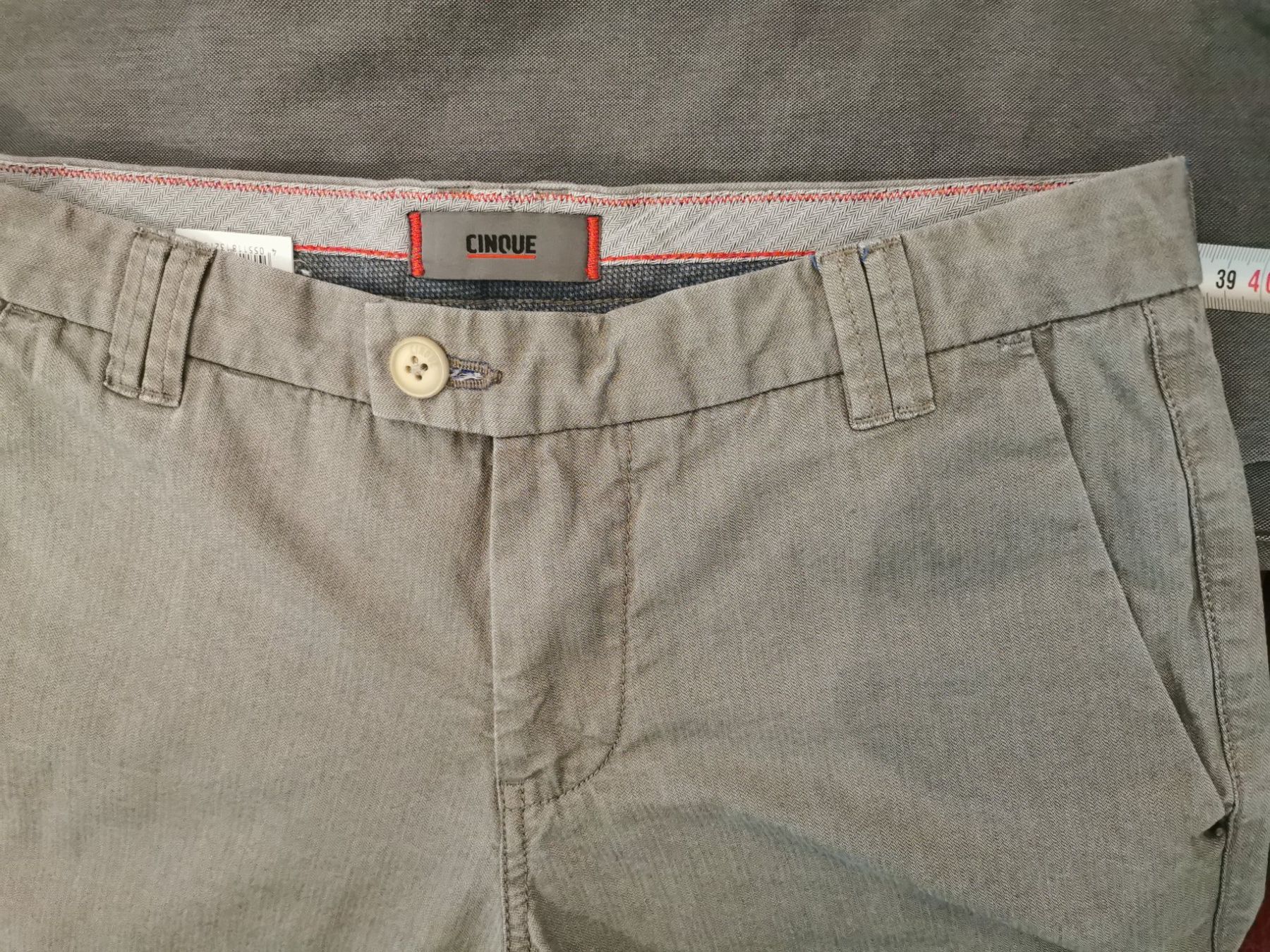 Cinque Pantaloni: CINQUE Ciwood Hose hellgrau Grösse 44 – Usato da Egg b. Zürich venduto da heikei 4