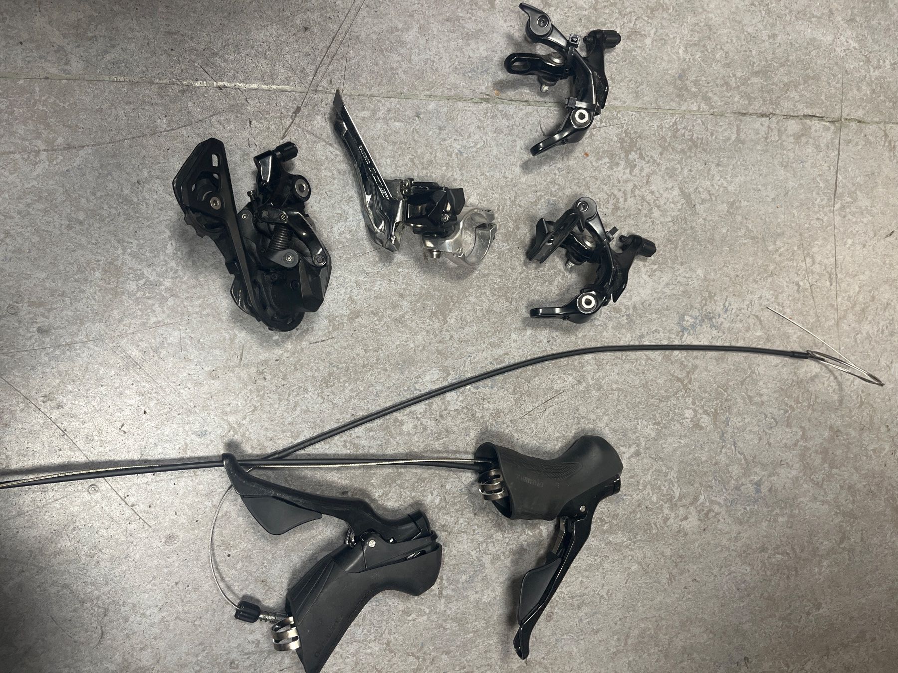 Shimano Pezzi di ricambio: Shimano 105er Komplett Gruppe – Usato da Nürensdorf venduto da VLN_8309