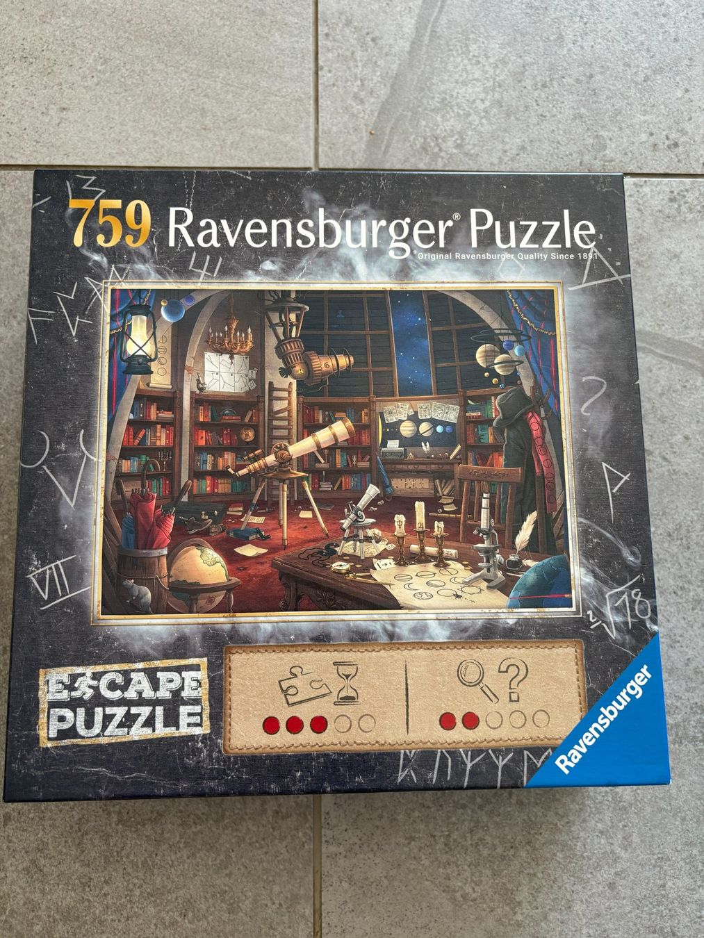 Ravensburger Puzzle: Jeu Puzzle Escape Game 759 pièces neuf – Nuovo (secondo la descrizione) da Salvenach venduto da gwenwywar