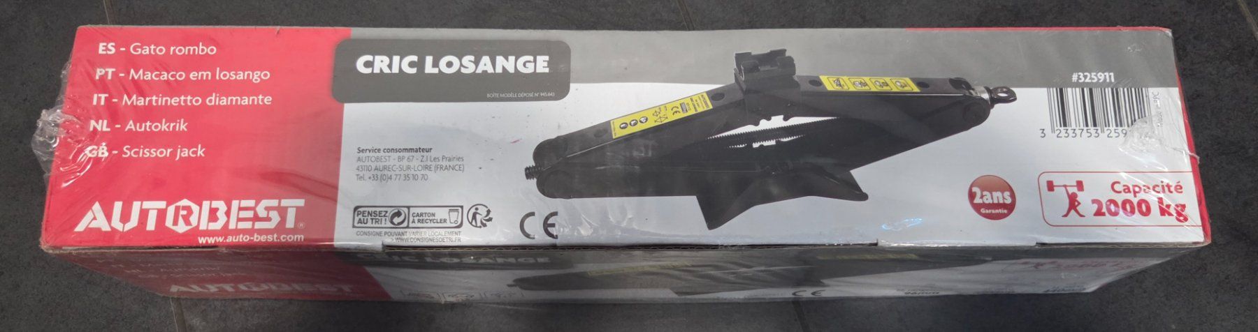 Alle Werkzeuge: Cric auto losange 2 tonnes – Gebraucht aus Erlach von roberto910