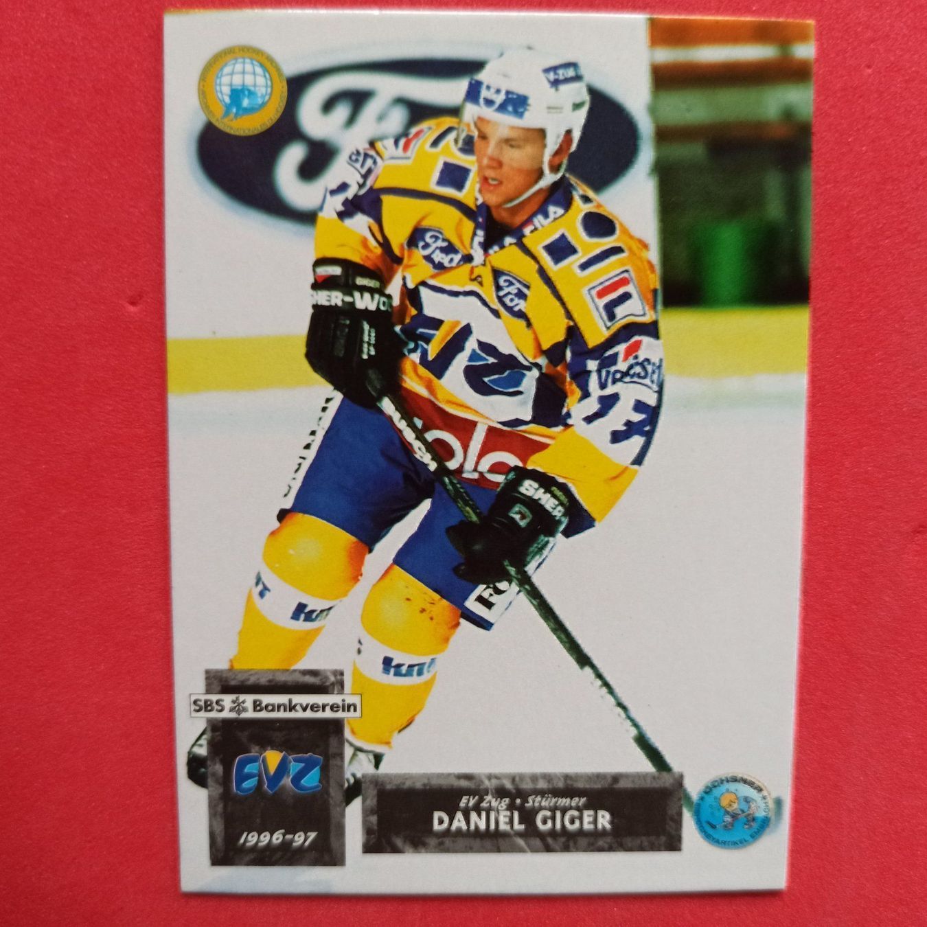 Carte collezionabili: Daniel Giger - EV ZUG - 1996/97 – Usato da Dübendorf venduto da kb86_MOVIE