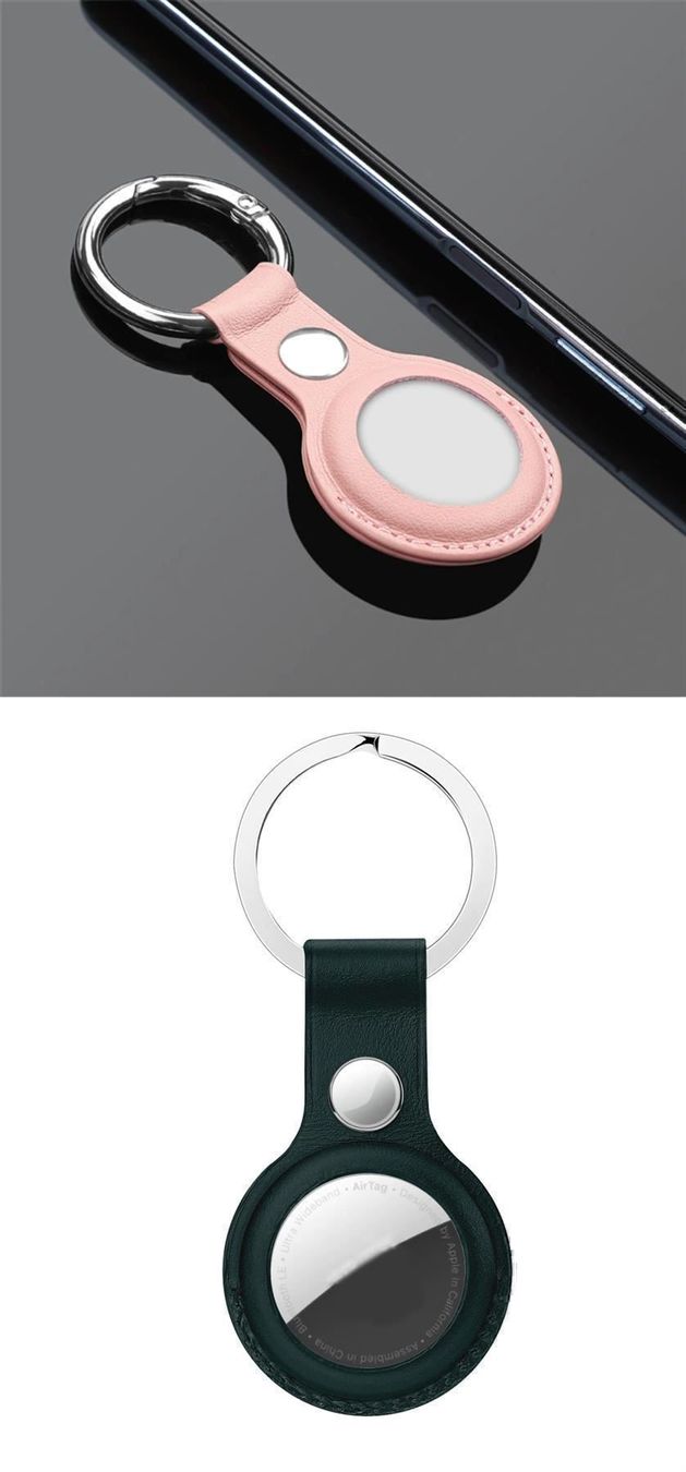 Schlüsselanhänger & - bänder: étui porte-clés en cuir Apple Airtags – Neu und originalverpackt aus Gurmels von Swisspod 2