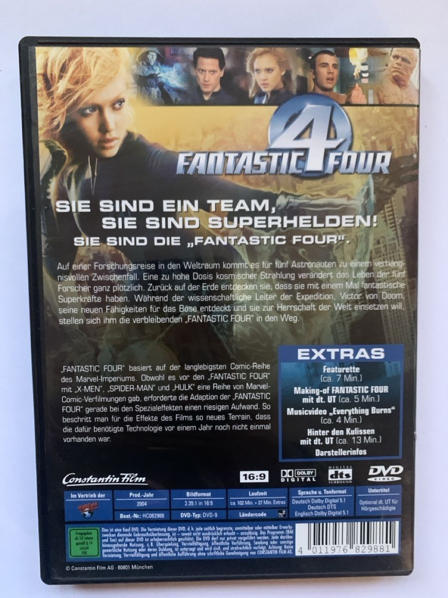 Tutti i DVDs: DVD Fantastic Four  – Usato da Salavaux venduto da Lune_Diurne 1