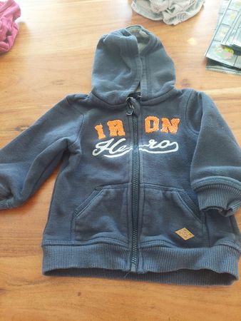 Kinder Hoodie 6Monate Iron Hero" perfekt für den Frühling