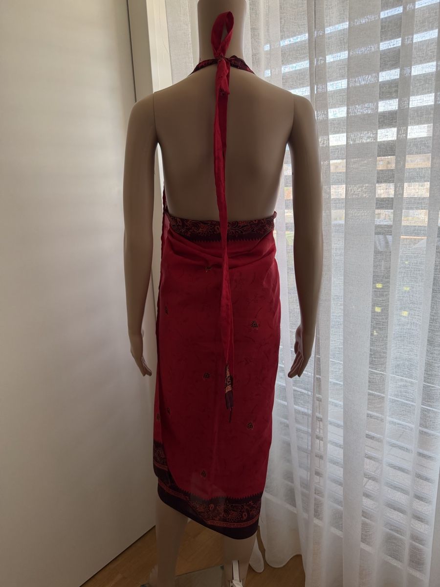 Vestiti: Kleid /Wickelkleid/ Rot, Grösse  S-M – Usato da Basel venduto da Ksjusha 1