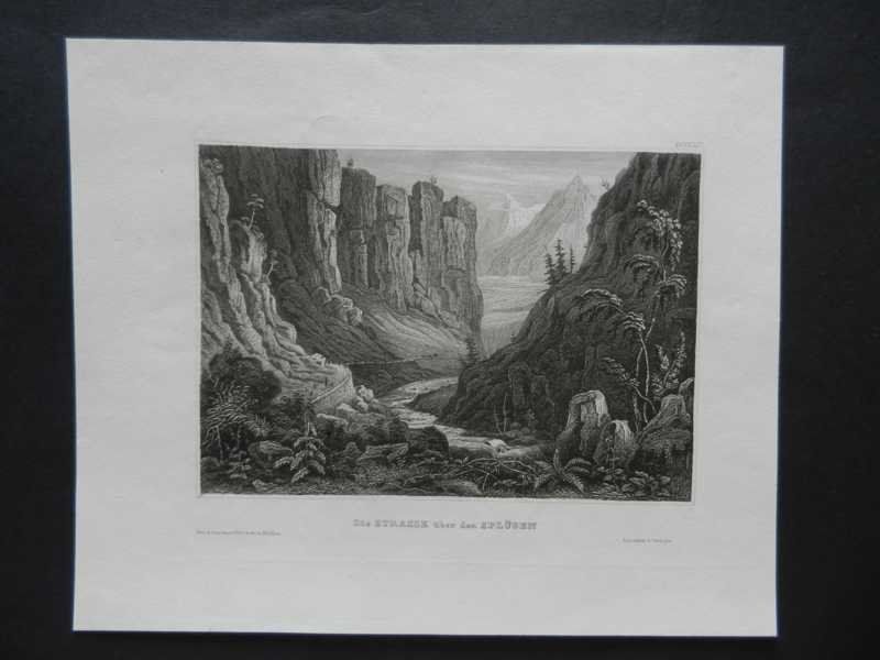 Gravures: Die Splügenstrasse – D'occasion à Risch par Rischli15