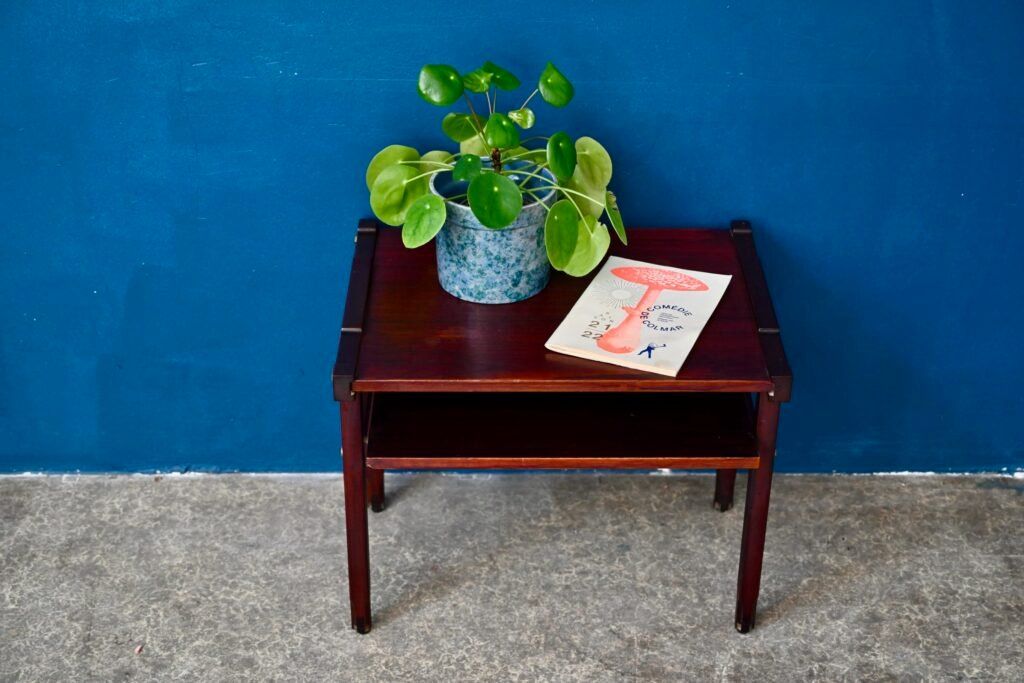 Tavoli: Console guéridon sellette Italienne en Teck  desserte table – Usato da COLMAR venduto da Sophiebellelurette 9