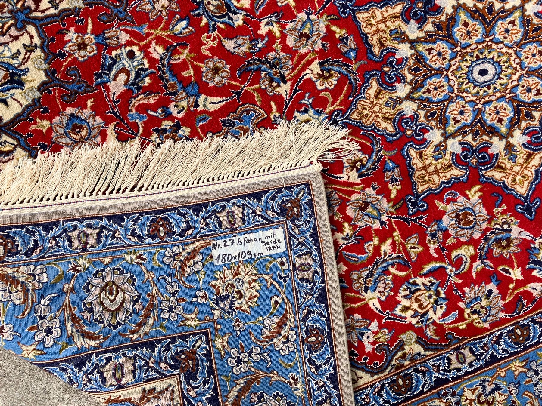 Teppiche: ISFAHAN mit Seide Perser 180x109cm – Gebraucht aus Zürich von Artnuvo 9