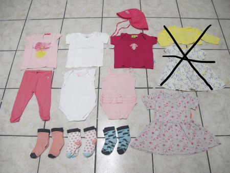 Kleiderpaket Kleiderset Frühling Sommer Mädchen Gr. 74/80