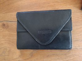 Portemonnaie echt Leder schwarz