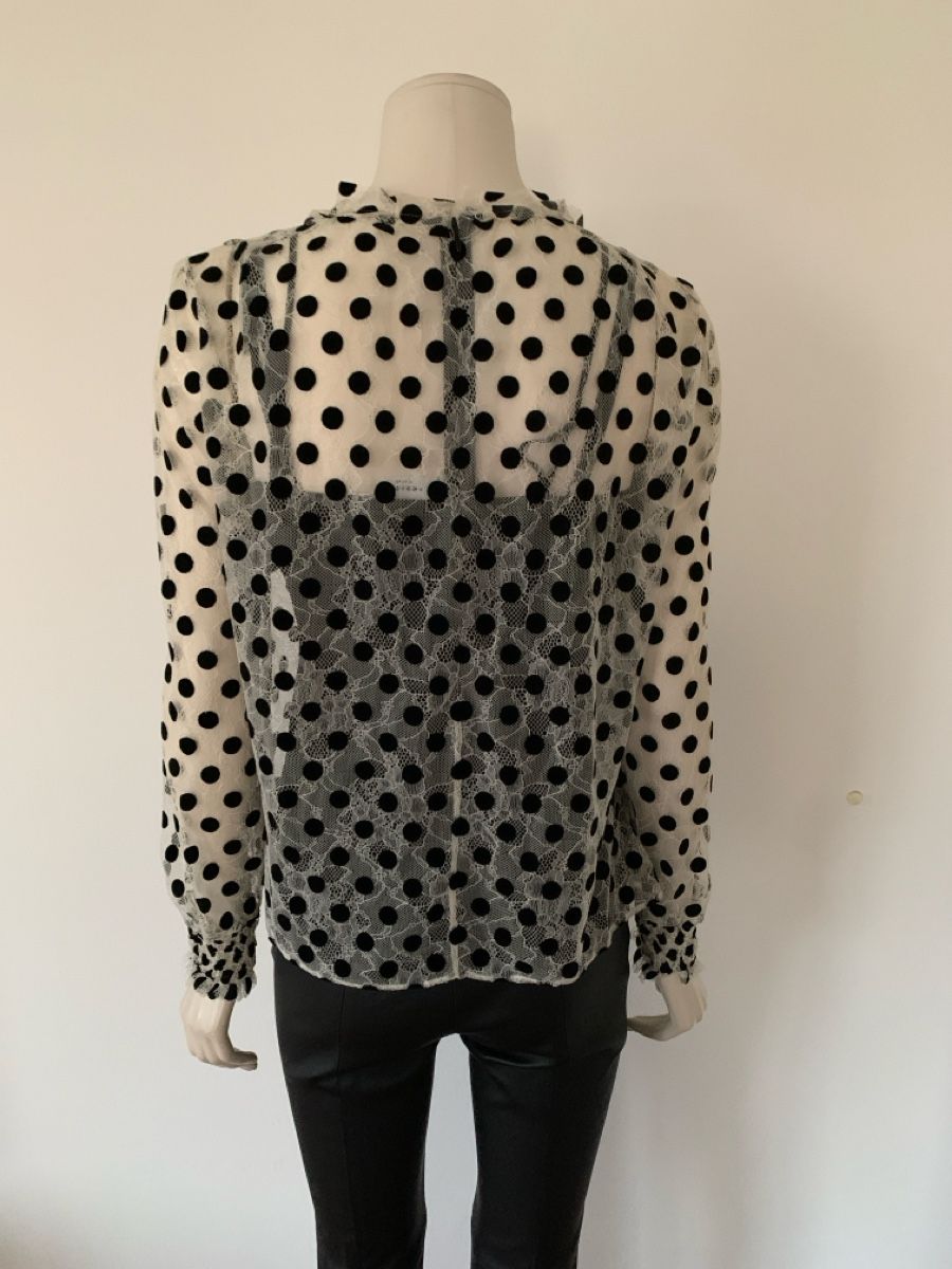 Akris Blusen: AKRIS: Exklusive transparente Bluse mit Spitzen, 36 – Neu (gemäss Beschreibung) aus Luzern von designluzern 2