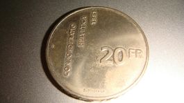 5 Franken Stücke / Gedenk Münze / 20 Franken Stück