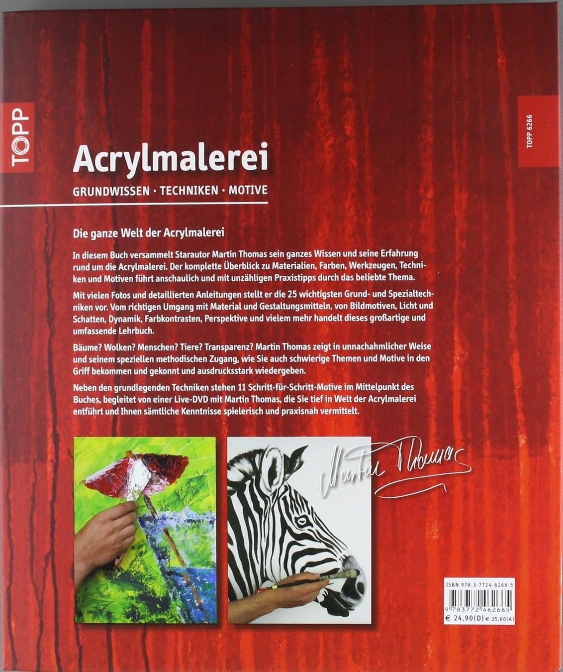 Livres: Buch „Acrylmaltechniken“ von Thomas Martin – D'occasion à Vessy par marine64 1