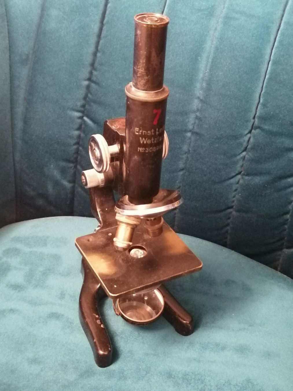 Leitz Microscopi: Antik Mikroskop E. Leitz Wetzlar – Usato da Basel venduto da vintagecollector