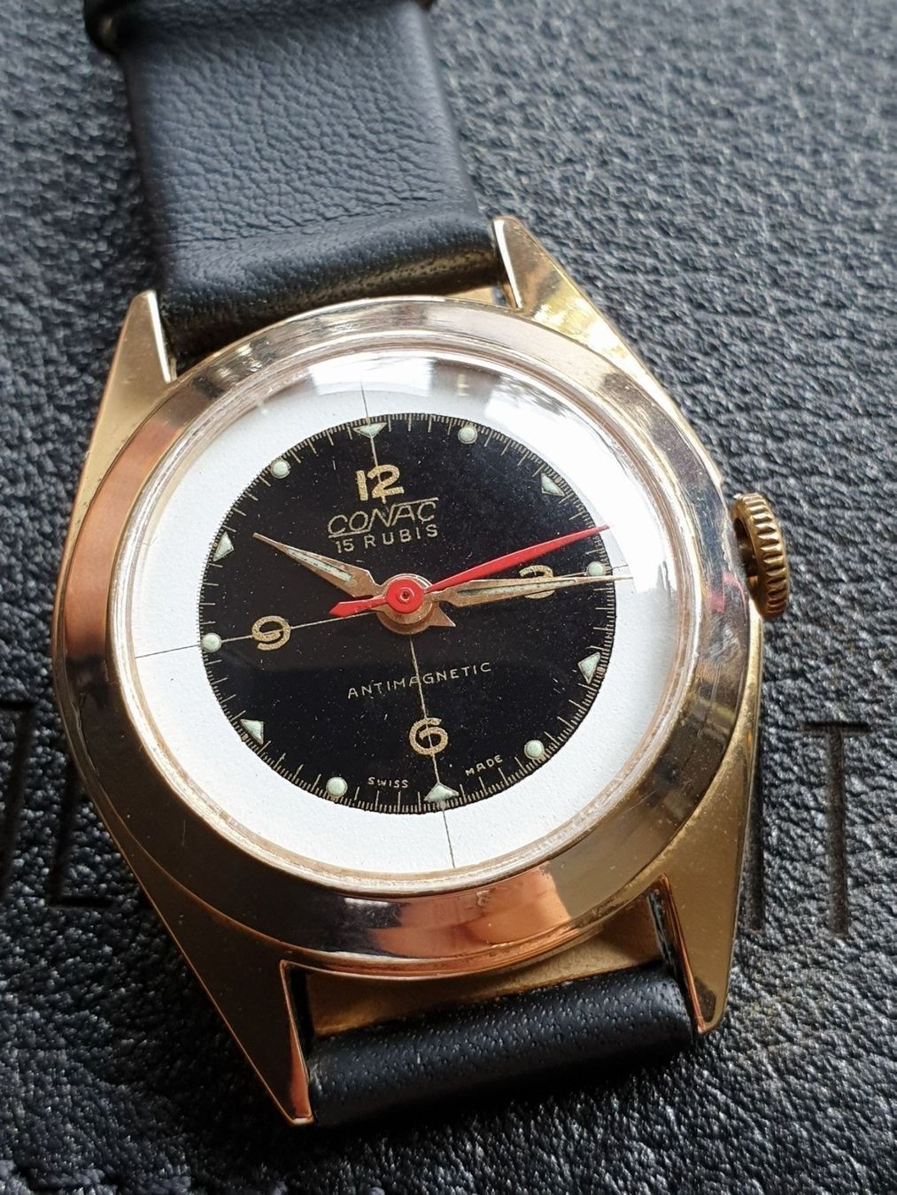 Orologi: Conac 15 Rubis Antimagnetic AZ057 – Usato da Uster venduto da Allezeit