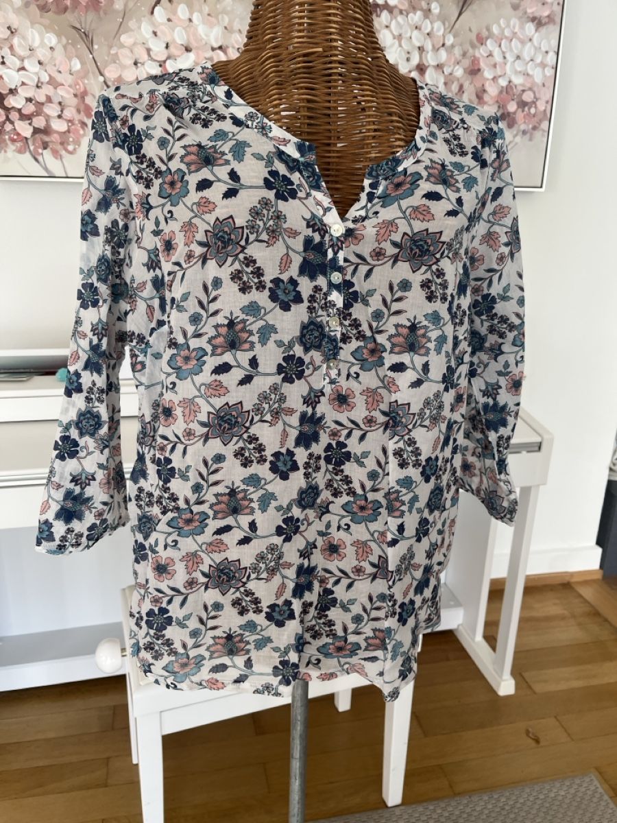 Camicette: Bluse mit Blumenmuster, Afivel, 40 – Usato da Solothurn venduto da Bobesch08 1