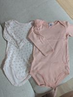 2x langarm Bodys, Petit Batea, Grösse 86