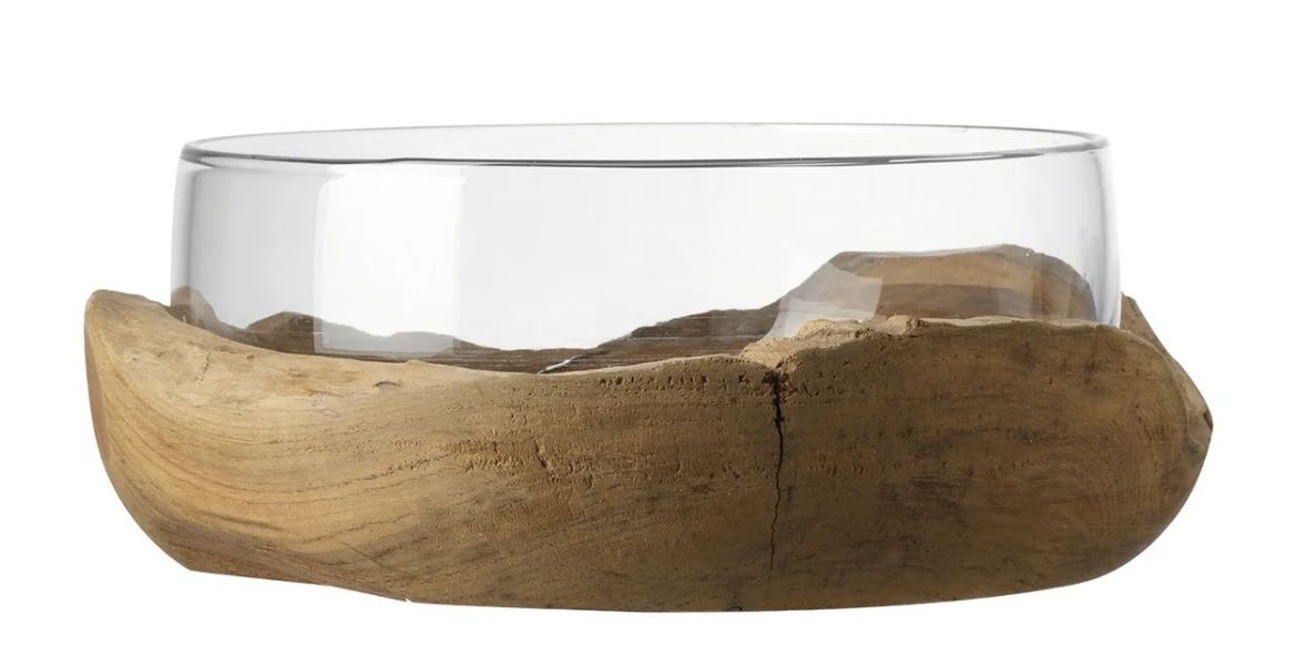 Schalen: Leonardo Terra Schale mit Teakholz (28cm) – Neu (gemäss Beschreibung) aus Zürich von Honeybee7