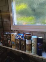 Whisky Blechdosen leer für  Dekorationen ,Postversand