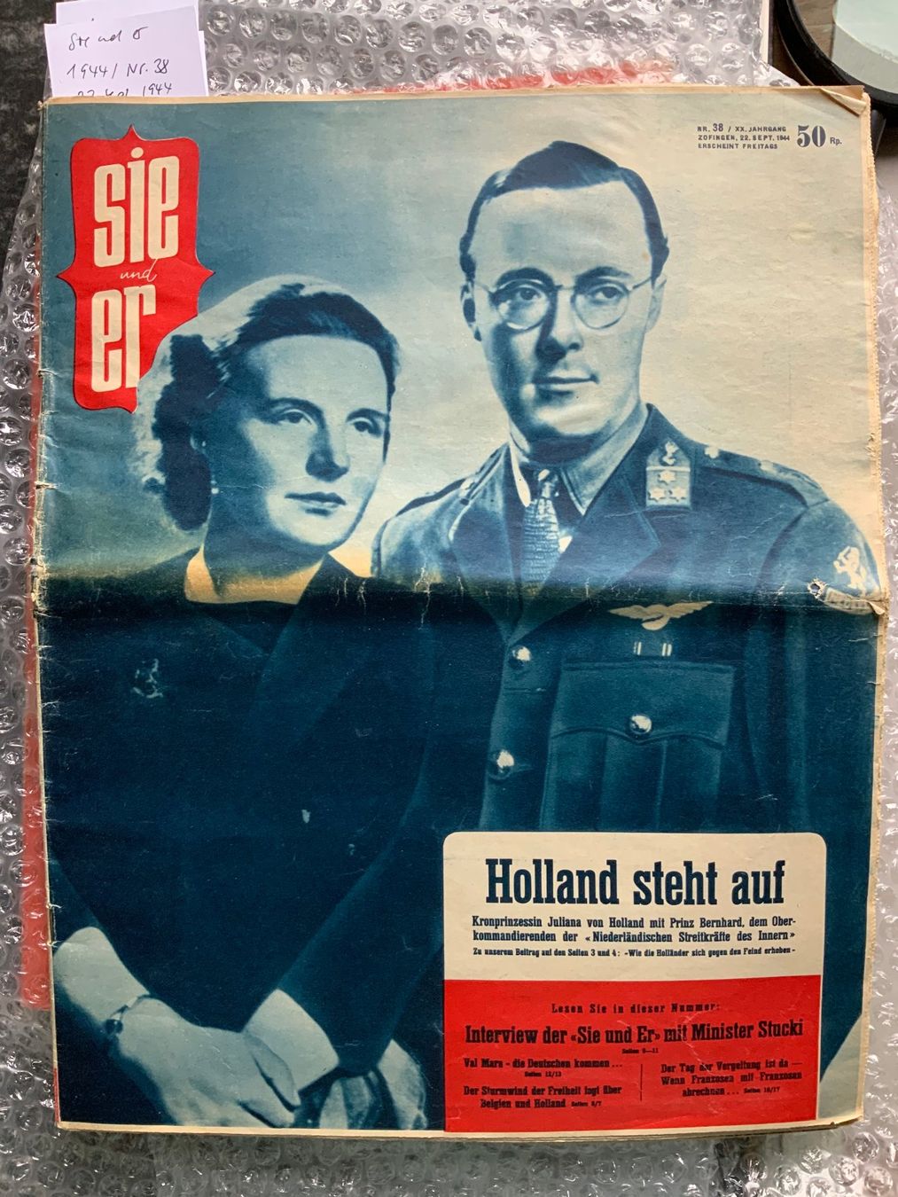 Riviste & Magazine: Sie und Er, Zeitschrift, 1944 – Usato da Malans GR venduto da Antikeobjekte
