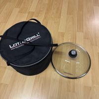 LotusGrill Holzkohlegrill mit Deckel und Tasche gebraucht