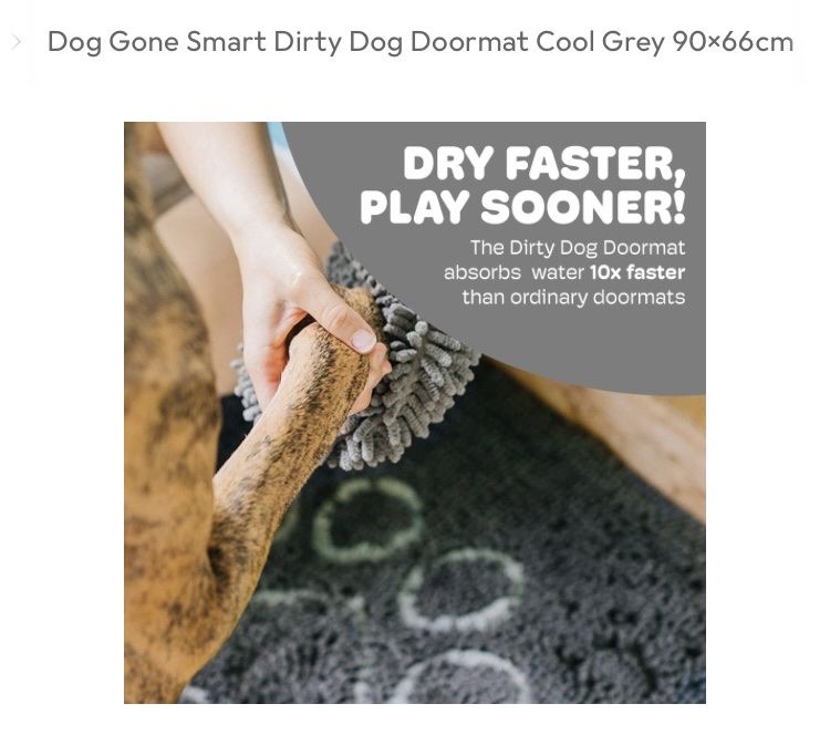 Cucce & Letti: Dirty Door Mat XL Neu – Nuovo e nell'imballaggio originale da Winterthur venduto da Darfweg 3