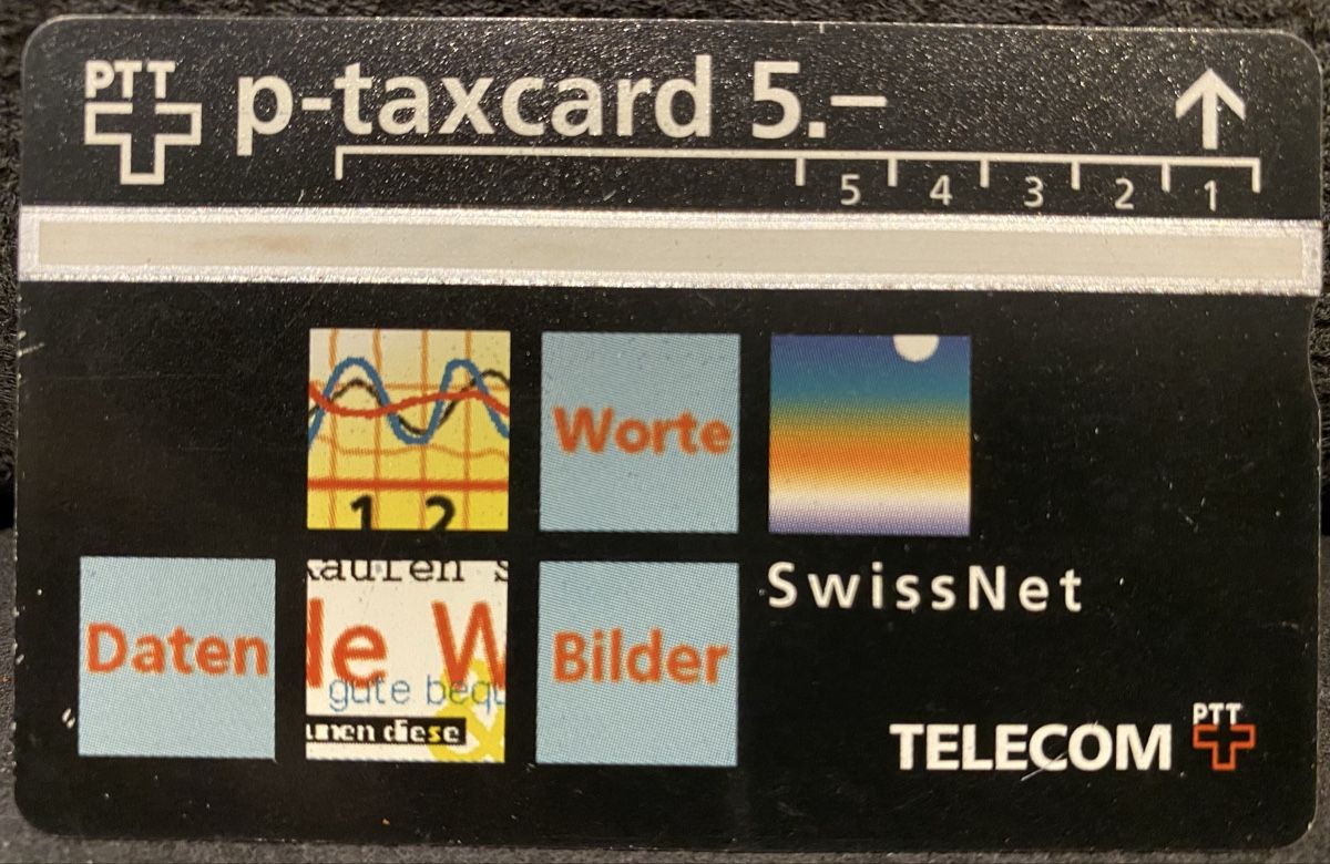 Schede telefoniche: P-Taxcard – Difettoso da Lausanne venduto da babacard10