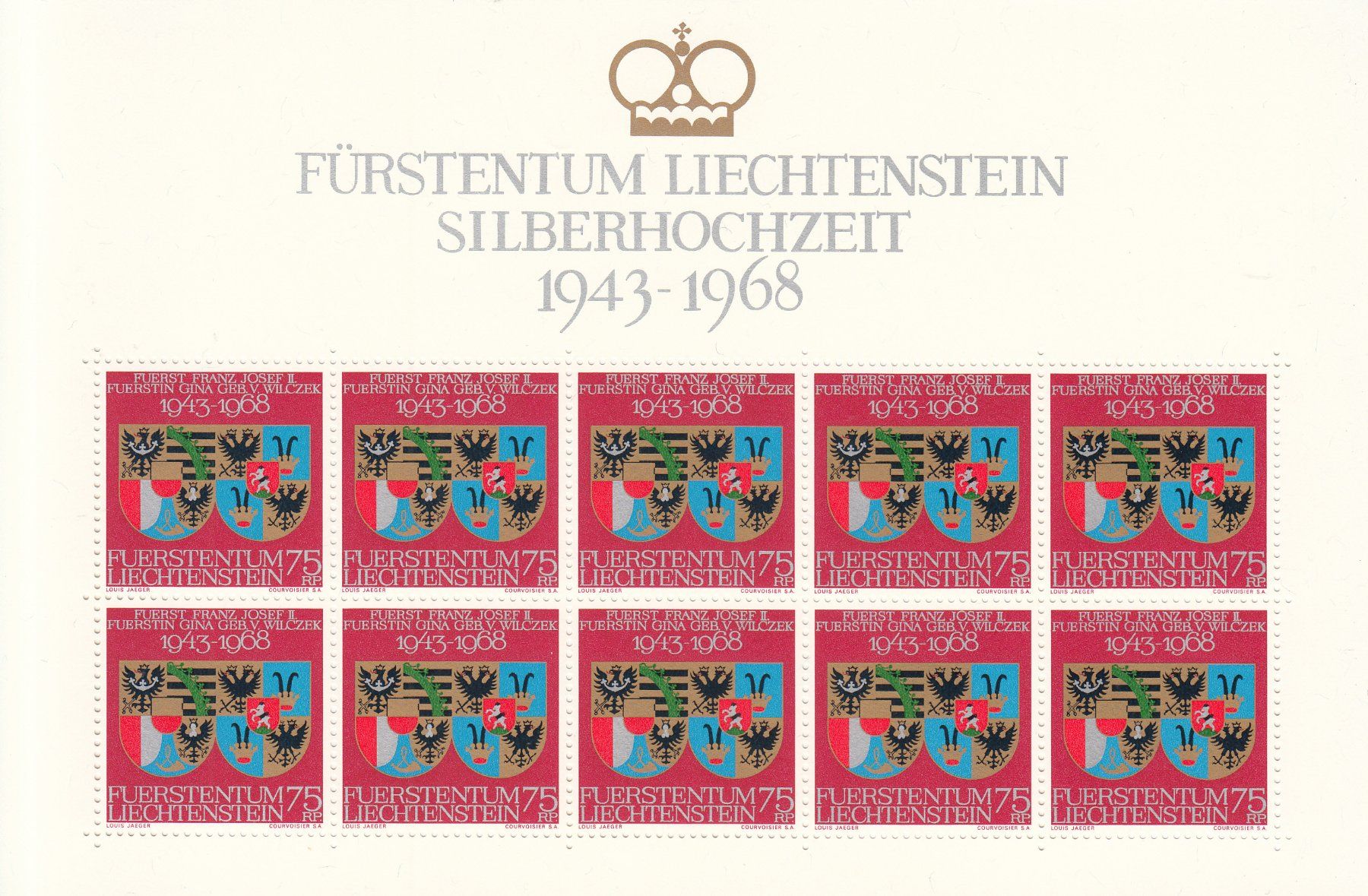 Tutti i francobolli: LBK 434 Kleinbogen postfrisch – Usato da Bürglen TG venduto da StampGraf