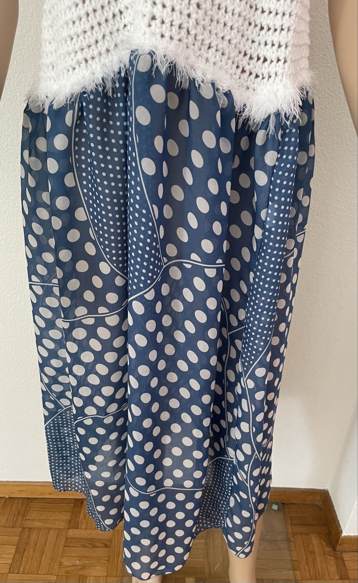 Vestiti: Kleid weiss-blau Grösse M Neu luftig  – Nuovo e nell'imballaggio originale da Au ZH venduto da Jaggy4 4