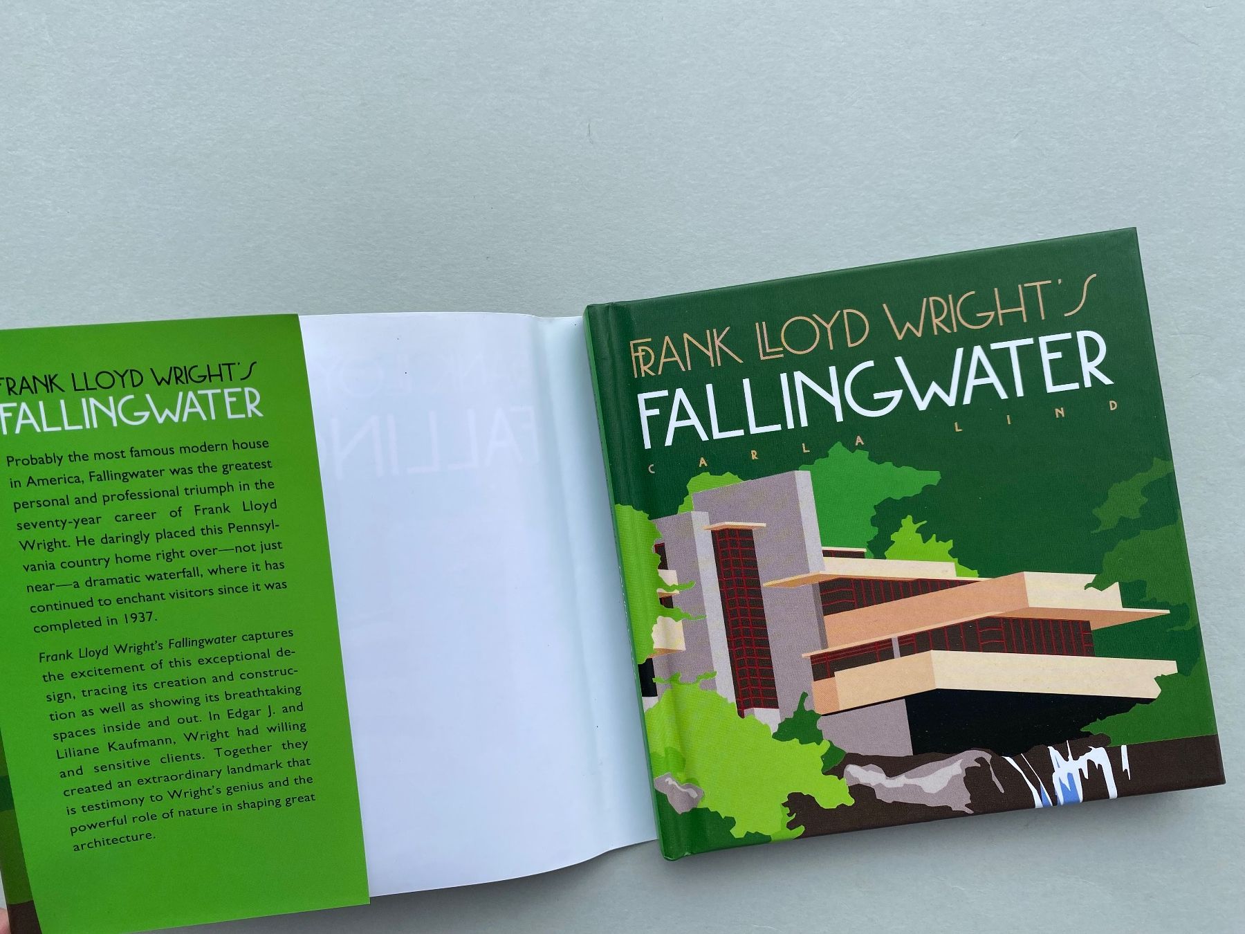 Libri: Frank Lloyd Wright : Fallingwater Book, Carla Lind, NEW! – Nuovo (secondo la descrizione) da Zürich venduto da lesgarcons 2