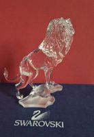 Original Swarovski Kristallfigur Nr. 26937 Berglöwe auf Fels