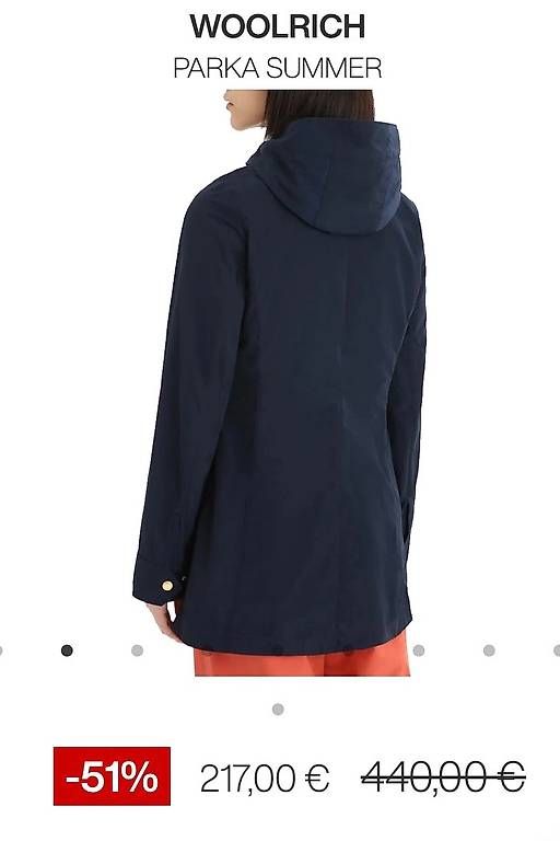 Cappotti: Woolrich Parka Summer – Usato da Lugano venduto da kat_zfw5 2