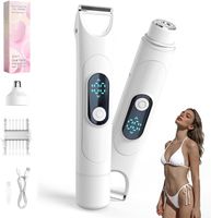 3-in-1 Damenrasierer Intimtrimmer Nass & Trocken Weiss