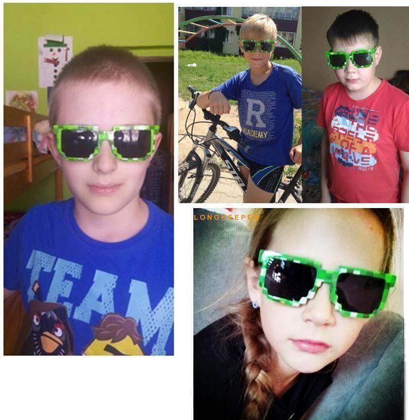 Brillen & Gläser: Lunettes de soleil Minecraft pour enfant – Neu und originalverpackt aus Gurmels von Swisspod 2