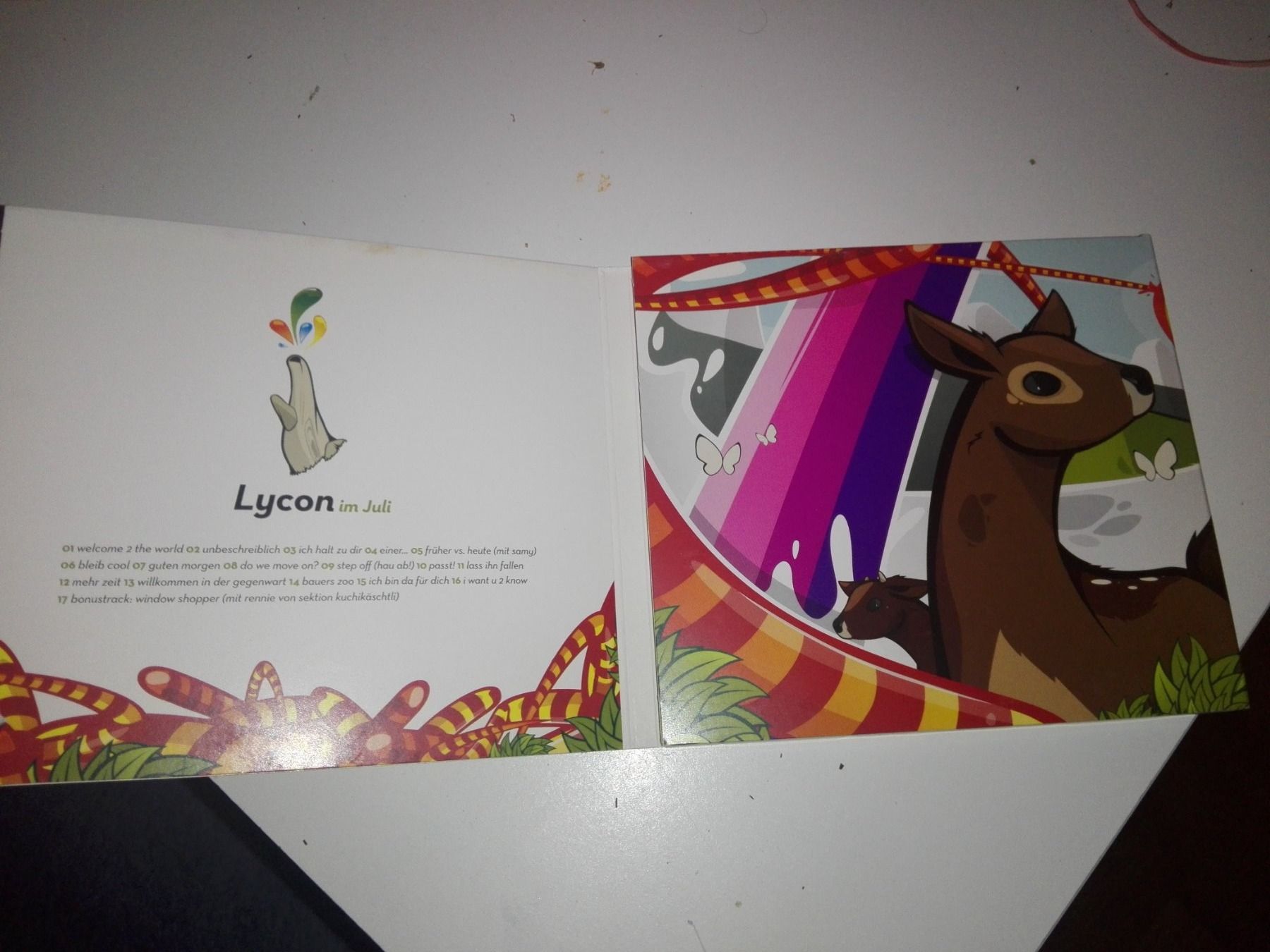 CDs: Lycon - Im Juli  (Schweizer Hip-Hop)    ©'2008 eisbrand – Gebraucht aus St. Gallen von elkapone 1