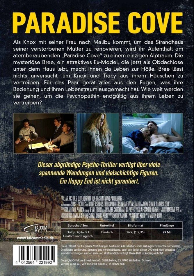 Tutti i DVDs: Paradise Cove DVD – Nuovo e nell'imballaggio originale da Dübendorf venduto da goeggi79 1