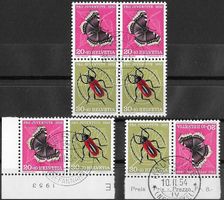 1953 SET K44, Z39+40 o aus PJ-KEHRDRUCK-Bogen selten ab 1.-