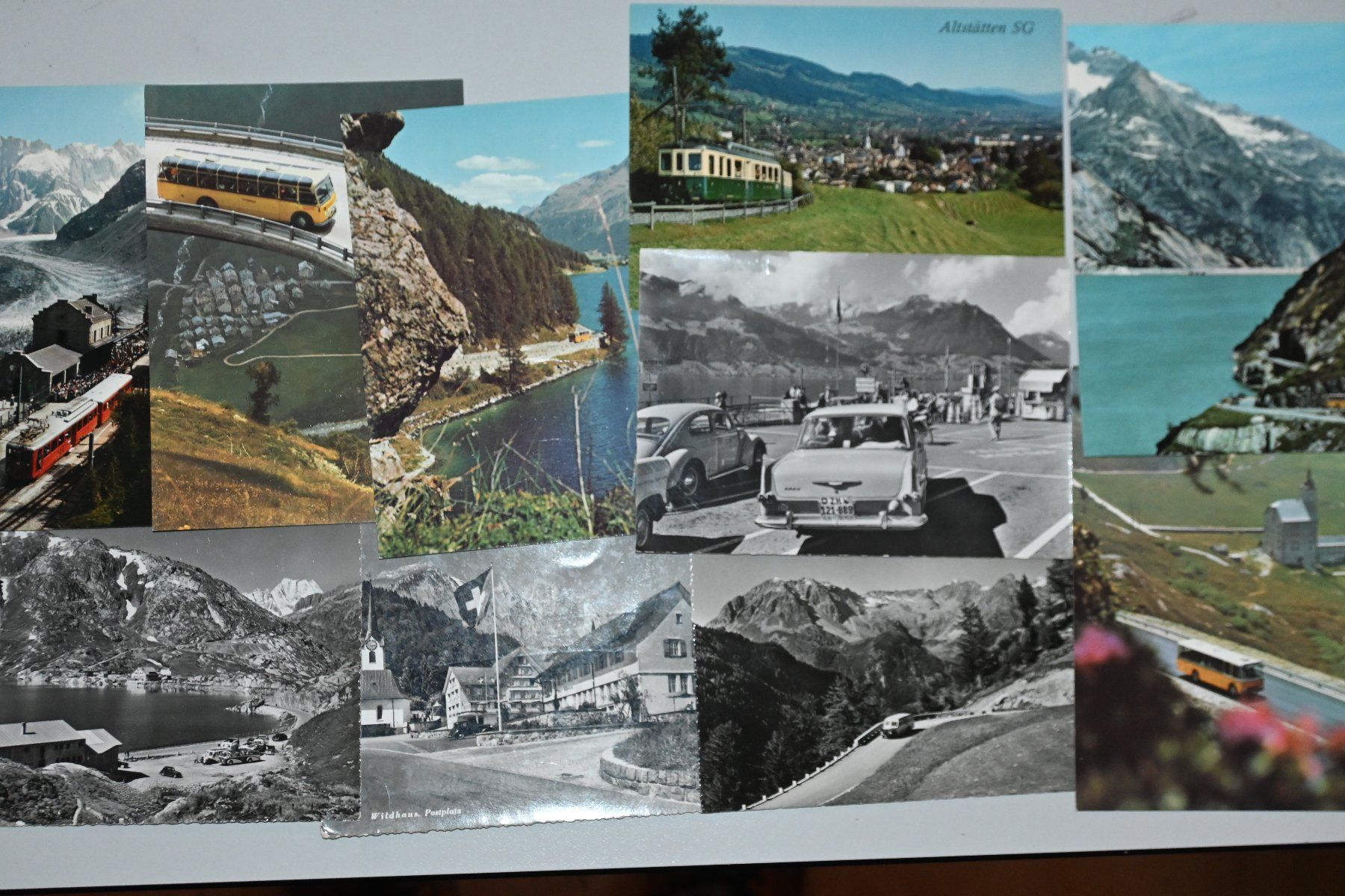 Cartoline postali: 1 Lot 10 Ansichtskarten - 1 x gelaufen – Usato da Steffisburg venduto da Sorbas