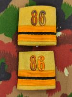 Schulterpatten Oberstleutnant Bat 86 Set