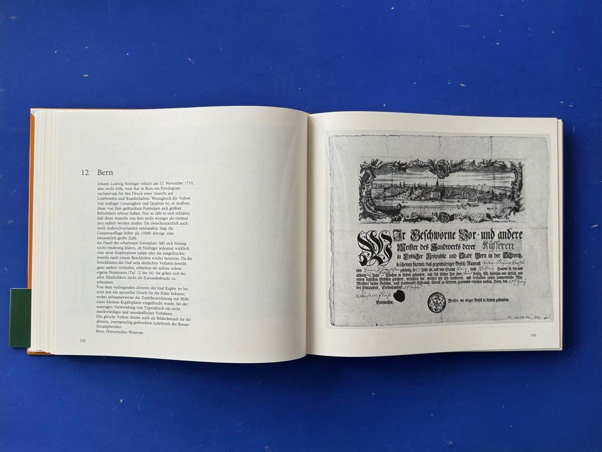 Libri: Schweizer Gesellenbriefe mit Stadtansichten. – Usato da Adliswil venduto da buch_und_kunst 2