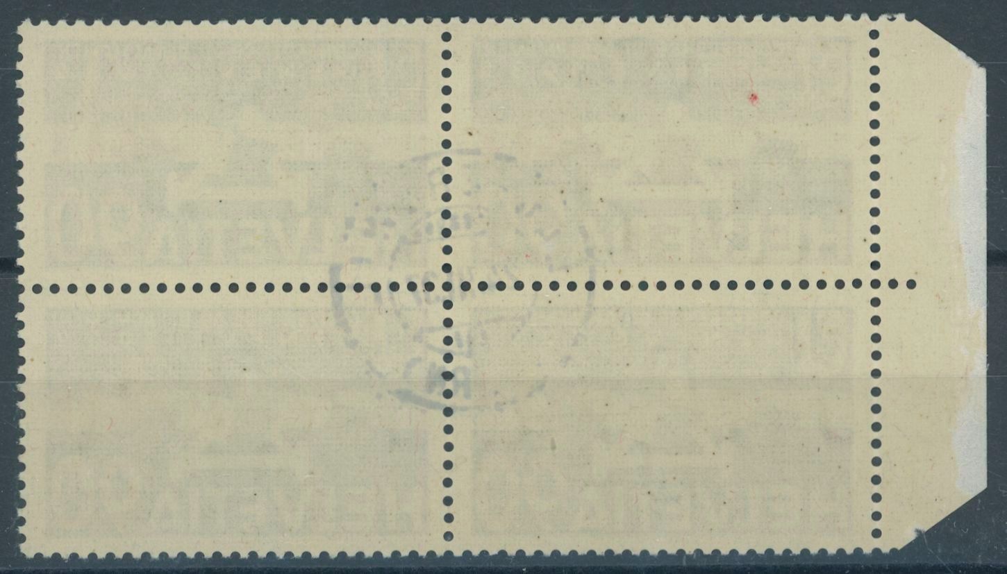 Tous les timbres: 1936 Flugpost - Viererblock - "die 24a hellrot" - gestempelt – D'occasion à Schindellegi par leecollect 1