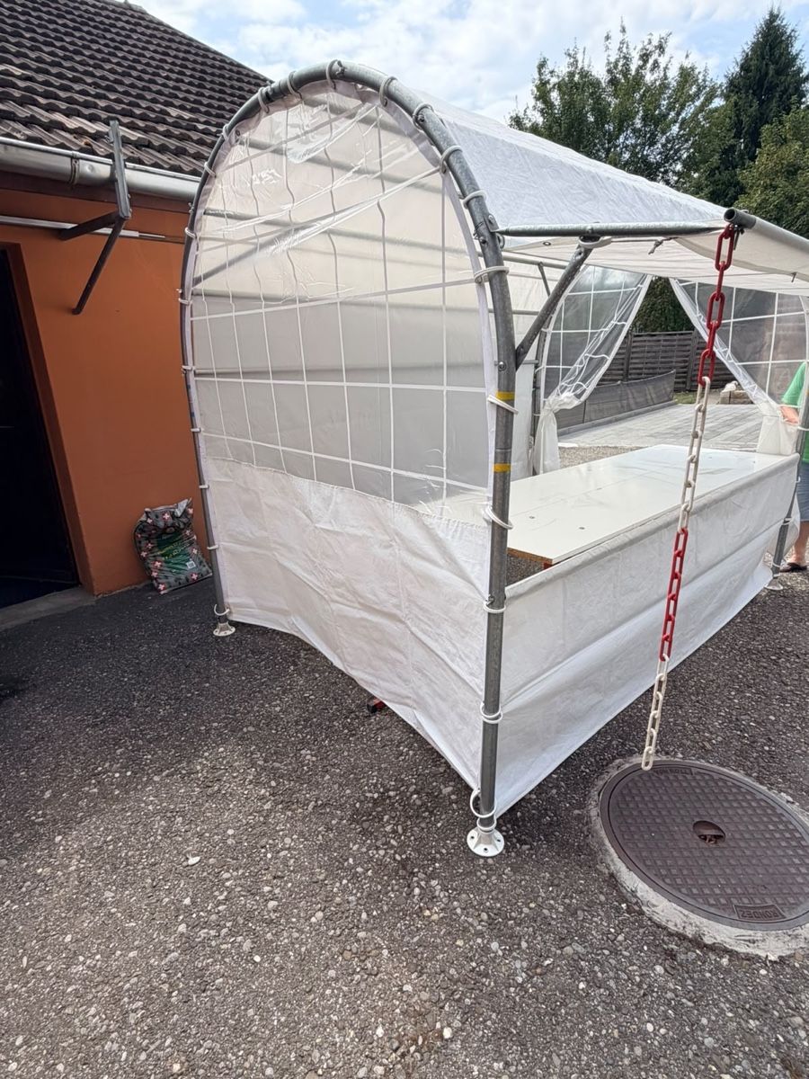 Sonstiges für Firmenanlässe & Parties: Marktstand Festzelt Verkaufsstand mit Dach – Gebraucht aus Lohn-Ammannsegg von Lancer98 3
