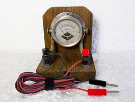 VOLTMETER ANTIK Frankenstein Messgerät Strom Spannung