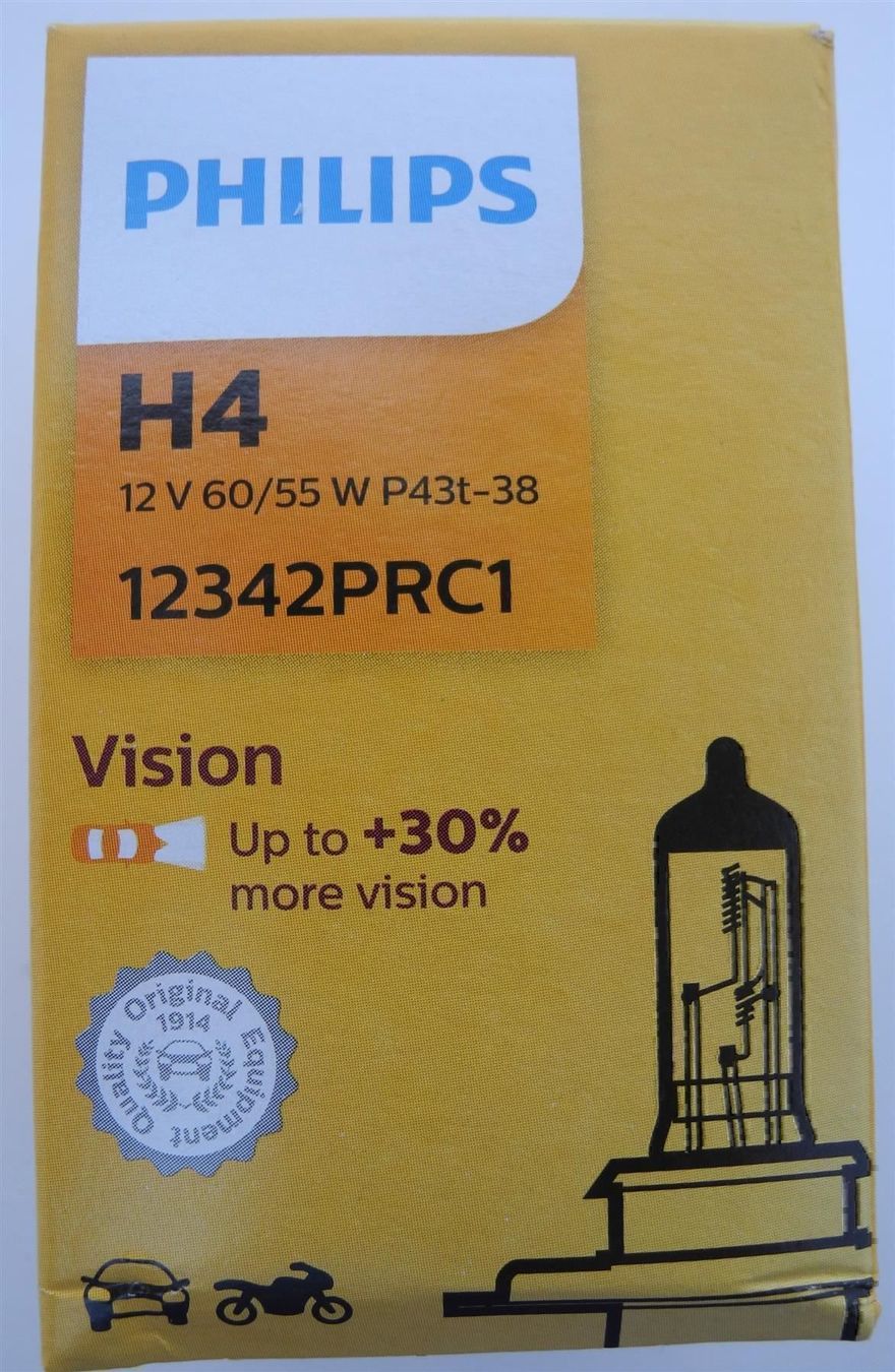Philips Lampade: 10 Stück Philips Vision H4, 12342PRC1 – Nuovo e nell'imballaggio originale da Kottwil venduto da Crazyrolf 1