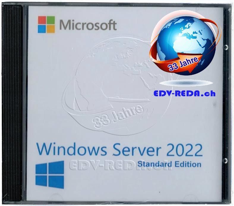 Software: Windows Server 2022 Standard 64 CPU-Kerne und 5 CALs – Nuovo (secondo la descrizione) da Langenthal venduto da Reda 1