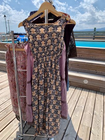 Robe longue d’été grecque T38