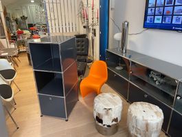 2 HERZIGE HOCKER VON GEISS FELL Lieferung Gratis