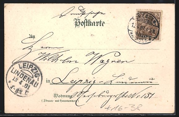 Cartoline postali: Grusskarten-AK Dresden, Hauptbahnhof, Pa – Usato da Berlin venduto da bartko-reher 1